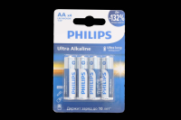 Philips LR6-4BL Ultra (AA) батарейка (1шт.)