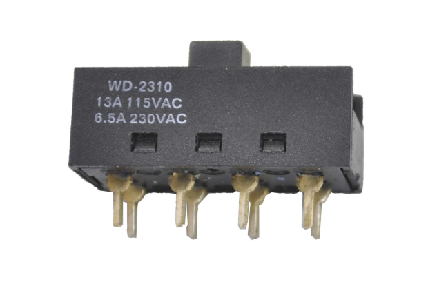 Переключатель движковый DSE-2310 8-pin 3-положения 250V 6.5A