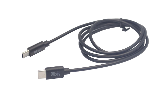 UC02 Кабель UBIK Type-C-Type-C, черный