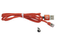 Кабель Dream U50 USB-Type-C  2.4A, магнитный, красный 1м
