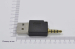 Переходник USB 2.0 AM > 3.5mm 4C (USB AM to DC3.5 4pin)