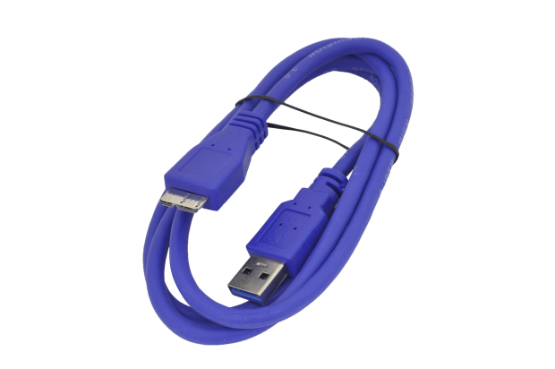 Шнур Dialog CU-0610 blue microUSB B(M) - USB A(M), ver3.0, 1.0м, в пакете