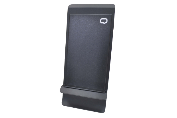 23642 Беспроводное зарядное устройство Qumo PowerAid Qi X Charger, 1.1A, черный (металл)