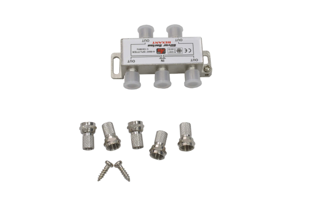 Splitter (разветвитель) на 4 TV 5-1000MHz + 5 F "шт" 05-6103