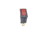Переключатель KCD3 (IRS-1-2B) On-Off красный 250V 15A (3c)