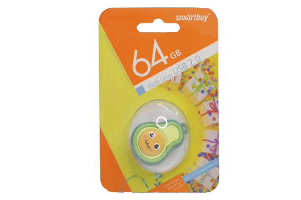 Флэш 64Gb USB2.0 Smart Buy  Авокадо
