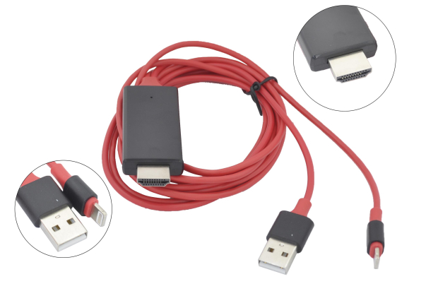 20714 Мультимедийный кабель адаптер переходник для ТВ iPhone/HDMI  2.0m