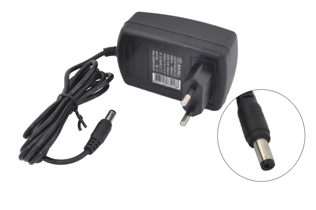 Блок питания 220V/ 9.0V 1.0A Manwell W090V010 (5.5x2.5) импульсный (адаптер)