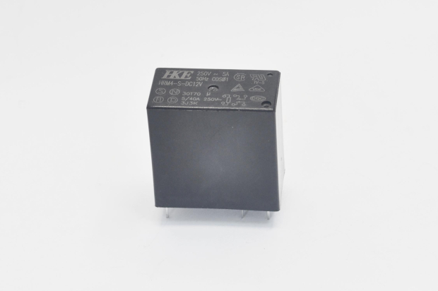 Реле HRM4-S-DC12V Катушка 12V, две группы (2A), 5А 24,4х12,9х24.8