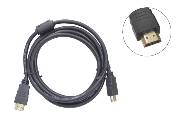 Шнур HDMI - HDMI ver 1.4 gold 2.0м 17-6204