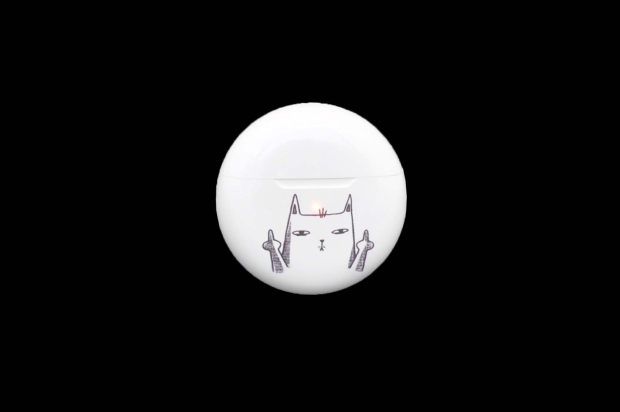 42339 Наушники беспроводные Qumo ViBE Back oft ВТ 0100, вкладыши, с микрофоном, TWS, Bluetooth, белые