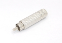 Переходник RCA "шт" - 6.3mm "гн" моно металл 2-254