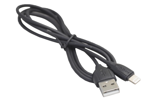 Кабель Borofone BX19 USB - Lightning, 1м, черный