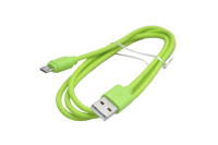 Шнур Dialog CU-0310 USB A(M) - microUSB B(M) ver 2.0, 1.0м, зеленый