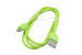 Шнур Dialog CU-0310 USB A(M) - microUSB B(M) ver 2.0, 1.0м, зеленый