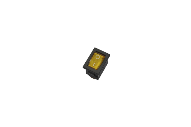 Переключатель KCD1-B2-101 On-On желтый