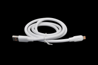 Шнур USB 2.0 AM > iPhone 5/5S/6/6+/6S/6S+/7/7+ 1.0м белый (силикон) MR-56 6.0A (A)