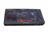 21396 Игровой набор Axe Strike (клавиатура+мышь+коврик)