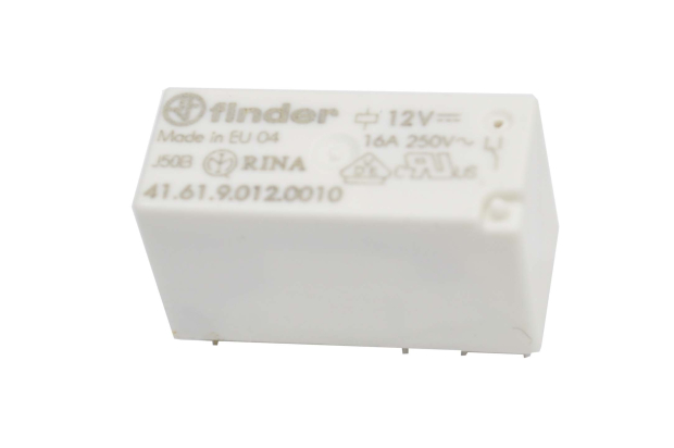 Реле 41.61.9.012.0010 Катушка 12V, одна группа (1C), 16А 28,0х12,0х15,0