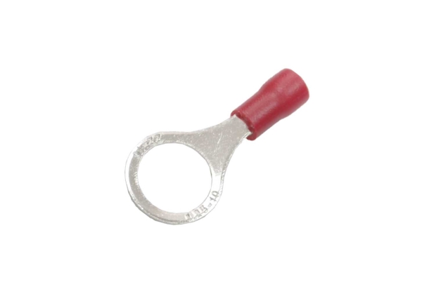 Клемма кольцевая D=10.0mm красная 08-0017