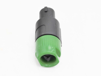 Разъем Speacon "шт" пластик на кабель зеленый (68mm) 1-580GR