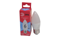 Лампа светодиодная Эра RED LINE LED B35-6W-840-E27