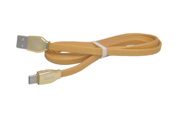 Кабель Hoco U14 USB - Type-C, 1.2 метра, золотистый