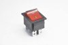 Переключатель KCD4-201N11CRKA On-Off красный 250V 16A (6c)