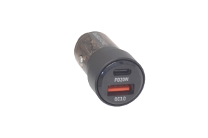Автомобильное зарядное устройство Borofone BZ20 1USB+Type-C, 38W, PD20W+QC3.0, черное