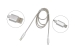Шнур USB 2.0 AM > microB 1.2м LGJS-V8 (металл) в коробке — фото 1