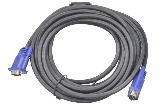 Шнур VGA HD15M > HD15M  5.0м черный V57 (A411)