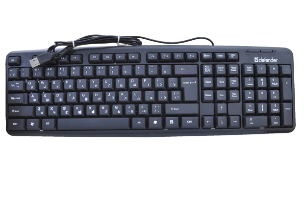 0218605 Клавиатура Element HB-520 black Defender USB B