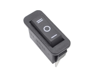 Переключатель KCD3-123 (SC-7) (On)-Off-(On) черный 250V 10A T85 (3c) без фиксации
