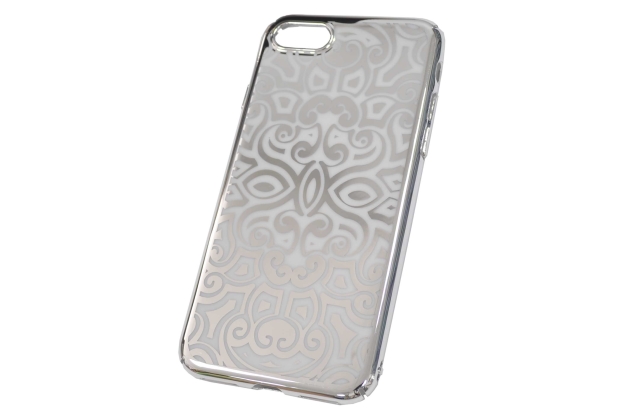 Чехол "Re:case пластик Глянец" iphone 7 (серебро) 00-250