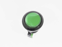 Кнопка GMSI-7B-C no(nc)+nc(no) 250V 5A D=24.5mm зеленая (LED подсветка - 12V)