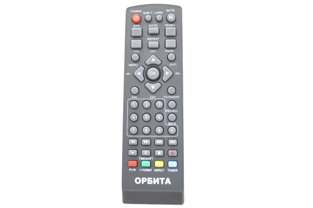 Орбита 910/911/920/921/922/923/924/926/928/OT-DVC02 (DVB-T2) Пульт ДУ