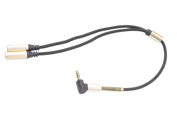 Переходник 3.5mm "шт" стерео - 2 x 3.5mm "гн" стерео 0.25м TS-3267