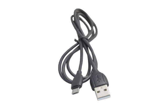 CA03 Кабель Fumiko USB-microUSB, 2.4A, 1m, черный