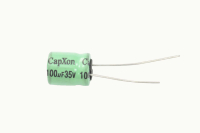 100mkF  35v  85C Capxon NP (неполярный) конденсатор