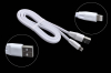 13680 Кабель Walker C320 для iPhone, плоский, белый