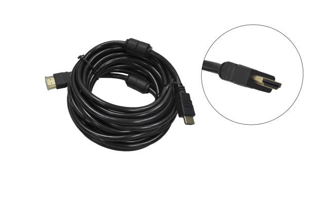 Шнур HDMI - HDMI ver 1.4 gold 5.0м 17-6206-6