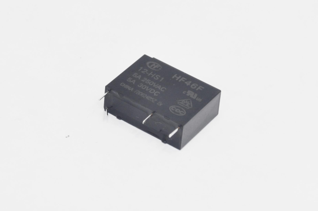 Реле HF46F/12-HS1 Катушка 12V, одна группа (1A), 5А 20,5х7х15,3