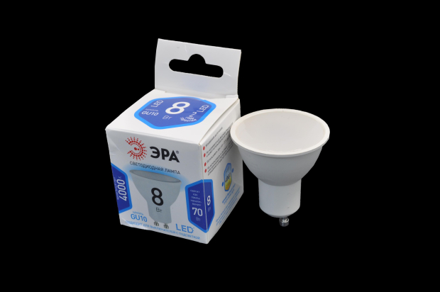 Лампа светодиодная Эра STD LED MR16-8W-840-GU10