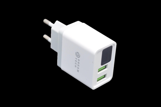 Сетевое зарядное устройство Dream A61 2USB, 2.4A, белое