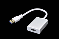 Переходник-адаптер USB 3.0 "шт" - HDMI "гн" с кабелем 0.15м (USB 3.0  to HDMI)