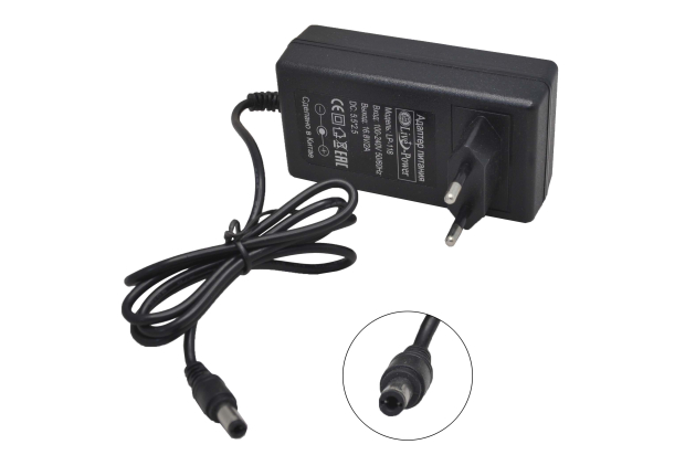 Блок питания 220V/16.8V 2.0A LP-118 (5.5x2.5) импульсный (адаптер)  - с контроллером заряда