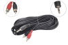 Шнур 3.5mm "шт" стерео - 2 x RCA "шт"  7.0м 17-4206