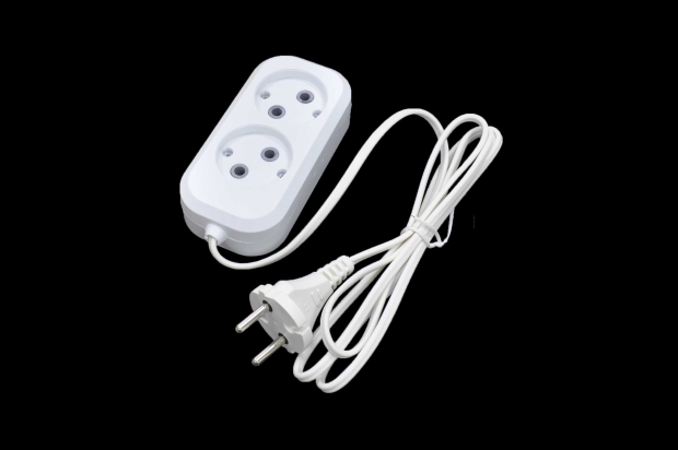 Удлинитель Эра 220V 2 розетки 1,5м UX-2-1.5m (без заземления)