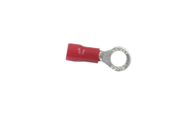 Клемма кольцевая D= 5.0mm красная 08-0014