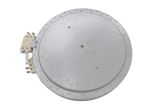 COK058UN Конфорка стеклокерам., двухзонная, HiLight, D230/140 mm, 2200/700W